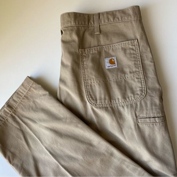 Carhartt Other - Carhartt Canvas Khaki relaxed fit size 38 waist